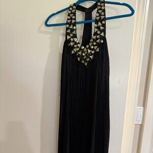 Jovani Fringe Cocktail Dress